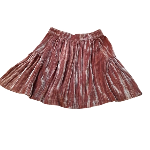 NWOT Madewell Sunset Velvet Mini Skirt in Rose SIZE 0 - Picture 11 of 11